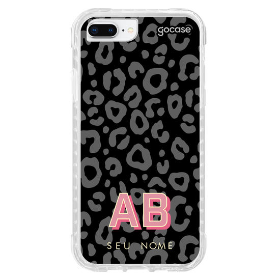 Capinha para celular Dark Leopard Print