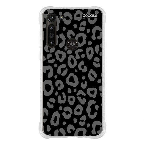 Capinha para celular Dark Leopard Print