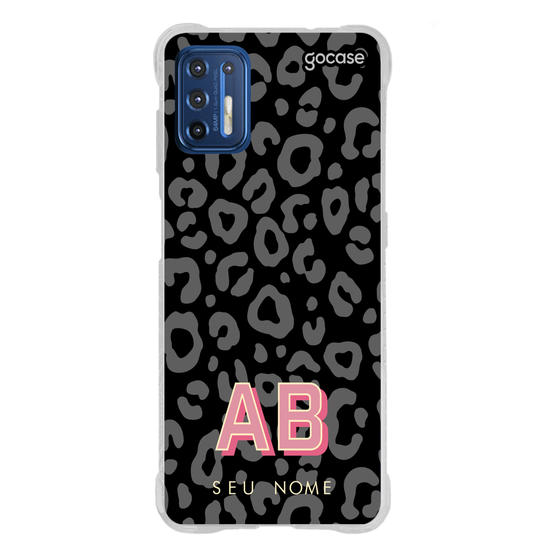 Capinha para celular Dark Leopard Print