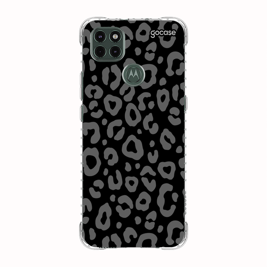 Capinha para celular Dark Leopard Print