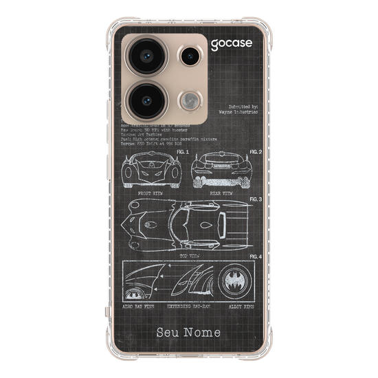 Capinha para celular Batman - Batmóvel