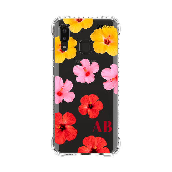 Capinha para celular  Degradê de Hibíscos