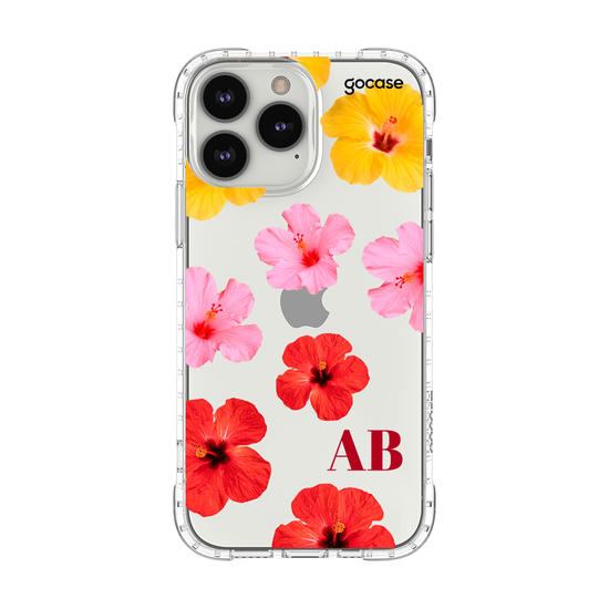 Capinha para celular  Degradê de Hibíscos