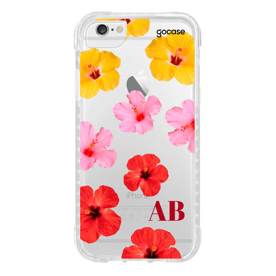 Capinha para celular  Degradê de Hibíscos