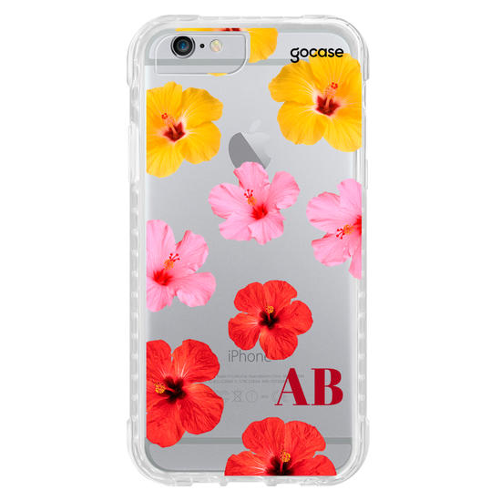 Capinha para celular  Degradê de Hibíscos
