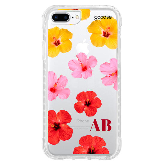 Capinha para celular  Degradê de Hibíscos