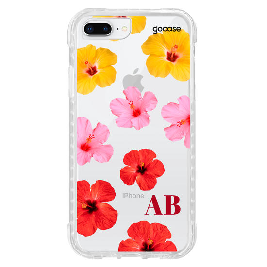 Capinha para celular  Degradê de Hibíscos