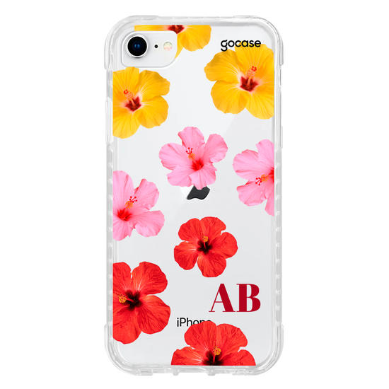 Capinha para celular  Degradê de Hibíscos