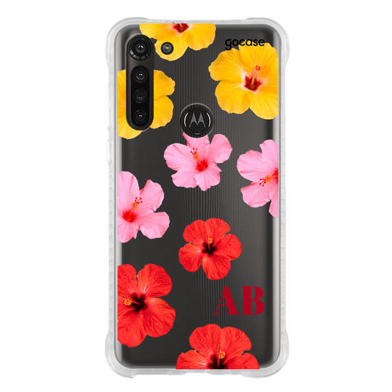 Capinha para celular  Degradê de Hibíscos