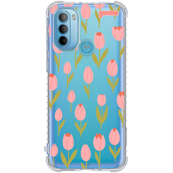 Capinha para celular  Delicate Tulips Pattern