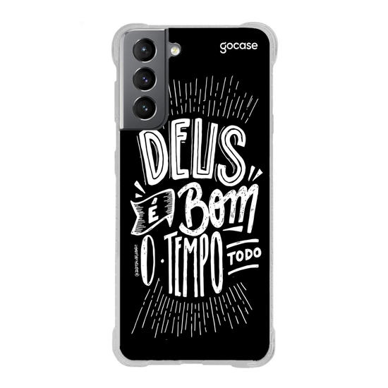 Capinha para celular Deus É Bom 