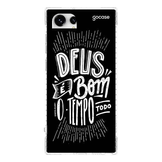 Capinha para celular Deus É Bom 