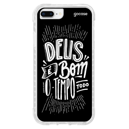 Capinha para celular Deus É Bom 
