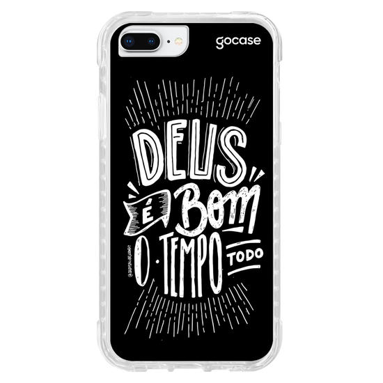 Capinha para celular Deus É Bom 