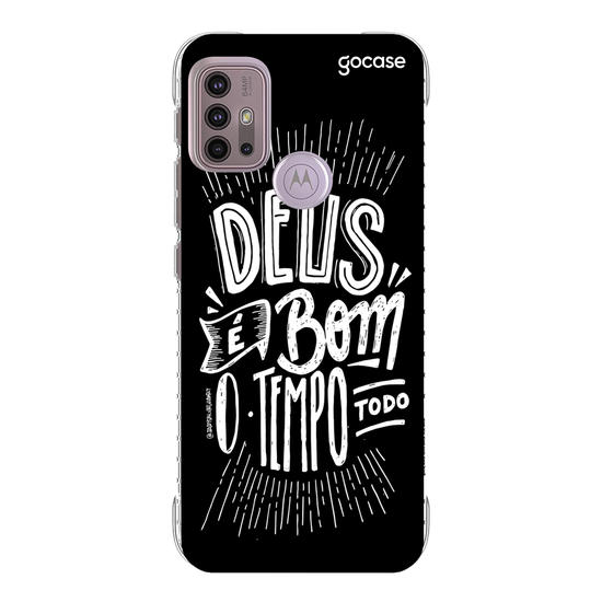 Capinha para celular Deus É Bom 