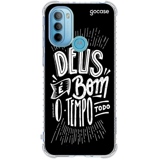 Capinha para celular Deus É Bom 