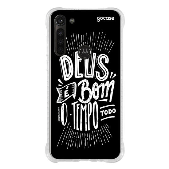 Capinha para celular Deus É Bom 