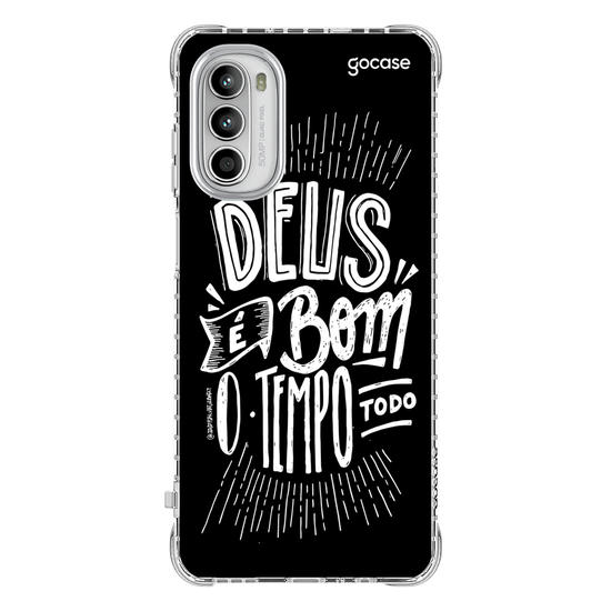 Capinha para celular Deus É Bom 