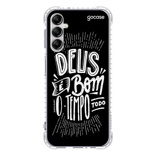 Capinha para celular Deus É Bom 