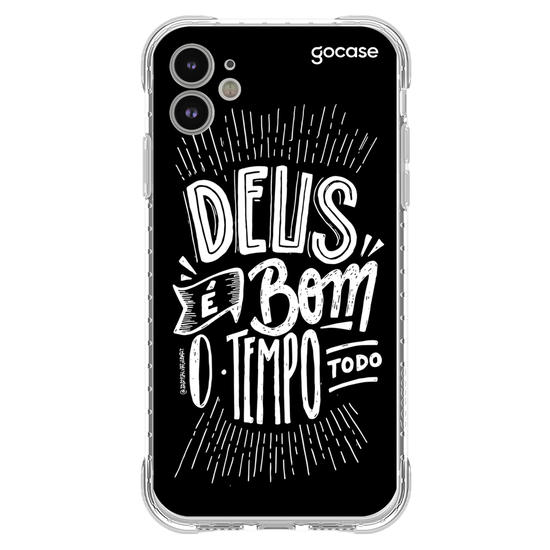 Capinha para celular Deus É Bom 