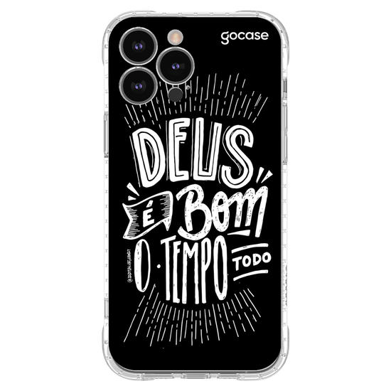 Capinha para celular Deus É Bom 
