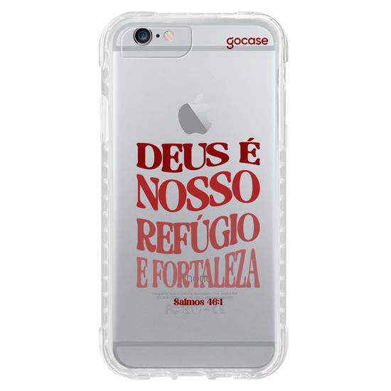 Capinha para celular  Deus É Nosso Refúgio e Fortaleza