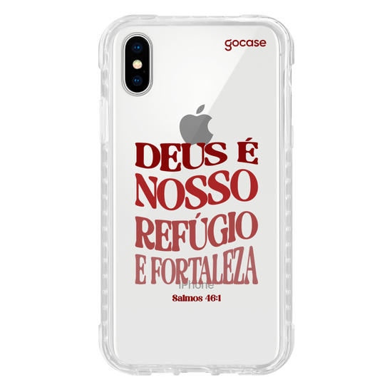 Capinha para celular  Deus É Nosso Refúgio e Fortaleza