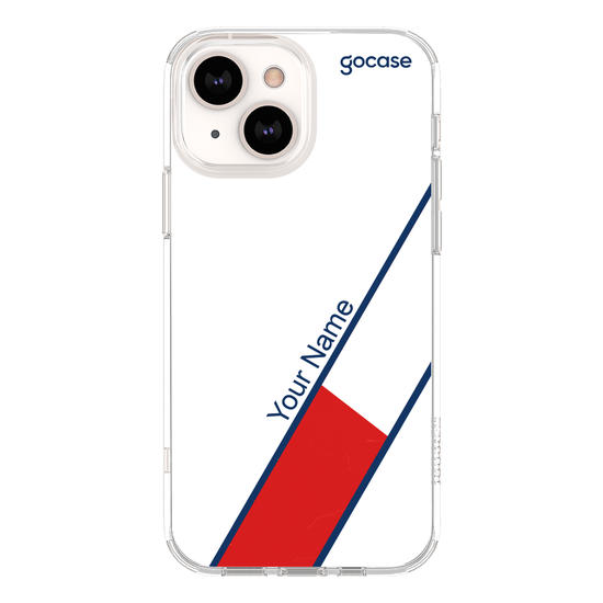 Diagonal Stripe - White Phone Case