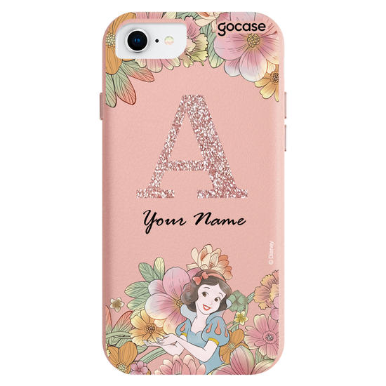 Fascino - Disney - Inicial Glitter Branca de Neve Phone Case