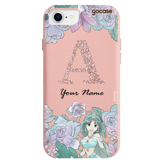Fascino - Disney - Inicial Glitter Jasmine Phone Case