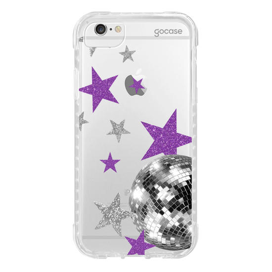 Capinha para celular  Disco and Glitter Stars