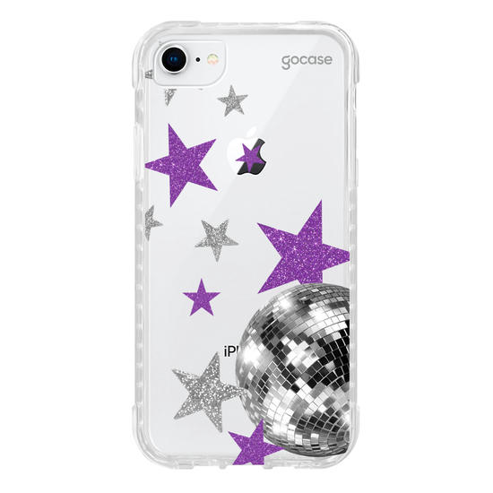 Capinha para celular  Disco and Glitter Stars