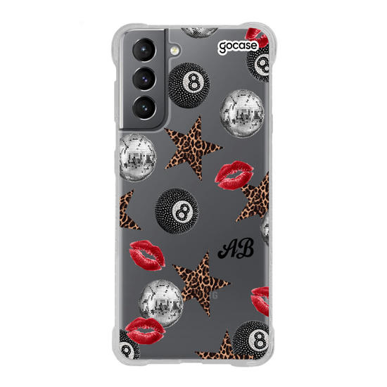 Capinha para celular  Disco, Kisses & Party