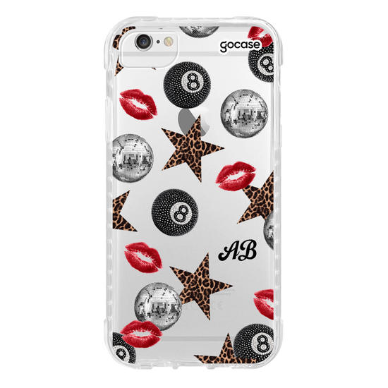 Capinha para celular  Disco, Kisses & Party