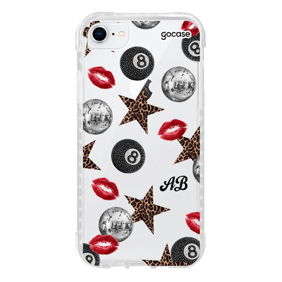 Capinha para celular  Disco, Kisses & Party