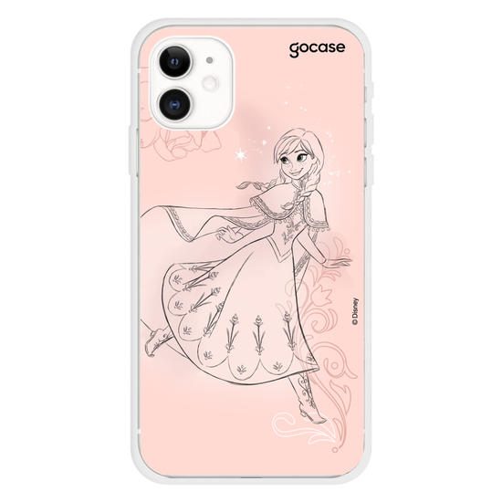 Disney - Anna Lineart Phone Case