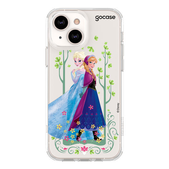 Capinha para celular Disney - Frozen - Irmãs no Jardim