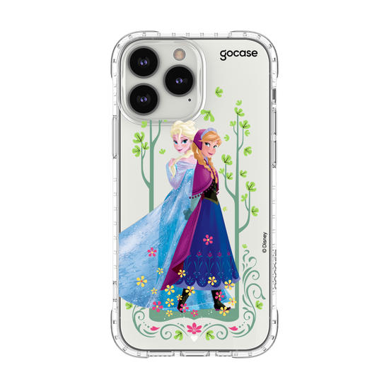 Capinha para celular Disney - Frozen - Irmãs no Jardim