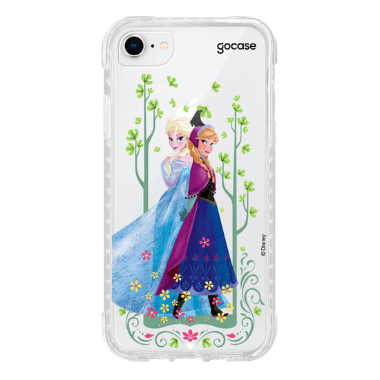 Capinha para celular Disney - Frozen - Irmãs no Jardim