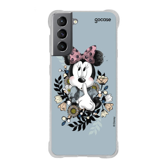 Capinha para celular Mickey & Amigos - Minnie Floral