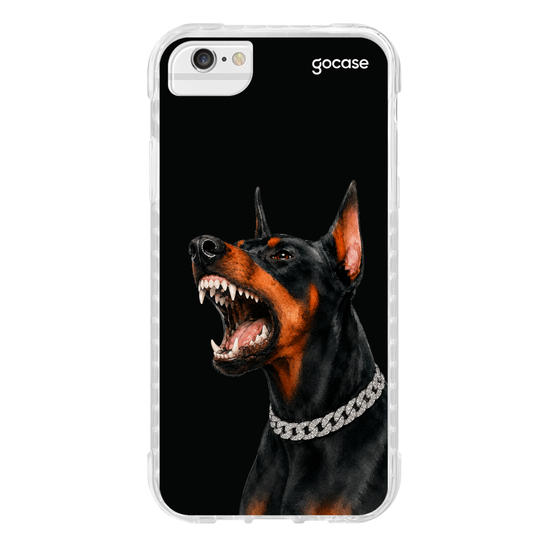 Capinha para celular  Dobermann Bling