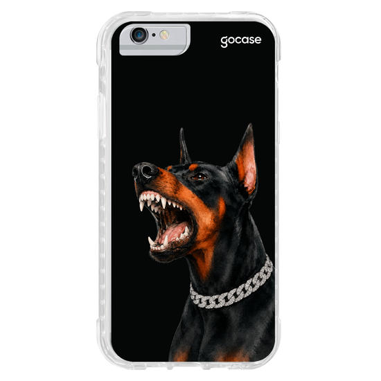 Capinha para celular  Dobermann Bling