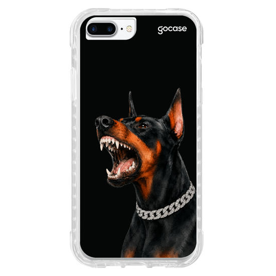 Capinha para celular  Dobermann Bling