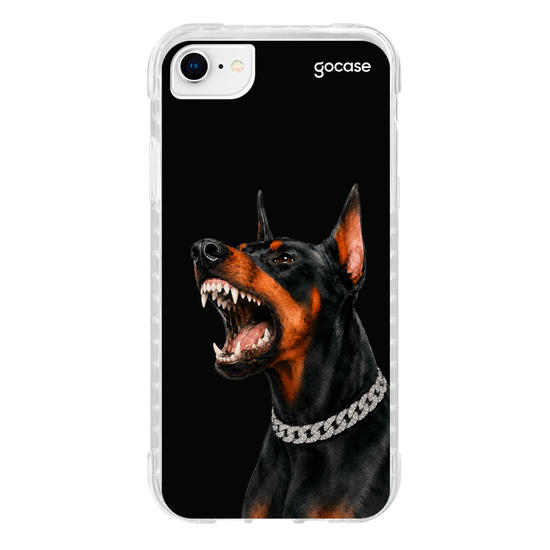 Capinha para celular  Dobermann Bling