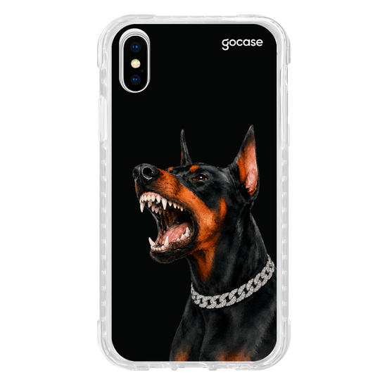 Capinha para celular  Dobermann Bling