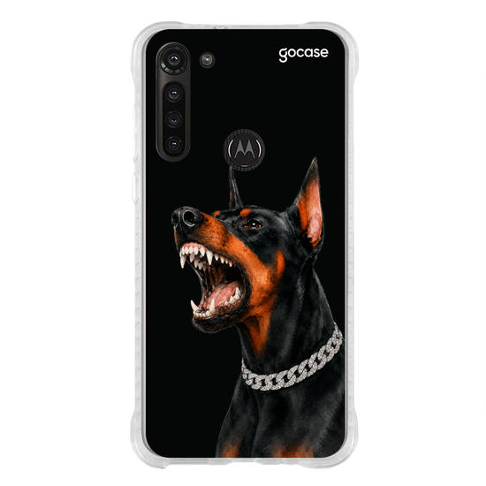 Capinha para celular  Dobermann Bling