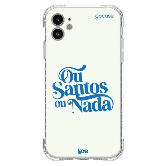 Capinha para celular  Use Dons - Ou Santos Ou Nada