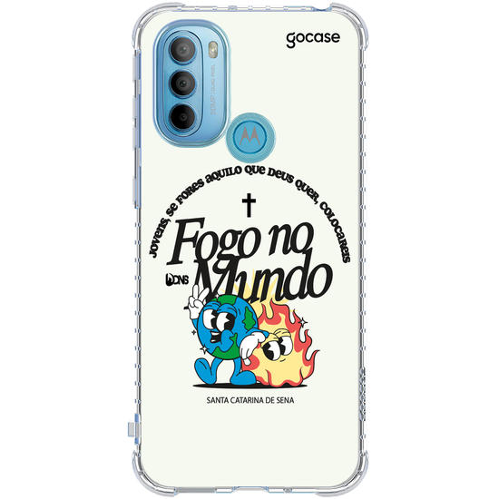 Capinha para celular  Use Dons - Fogo no Mundo