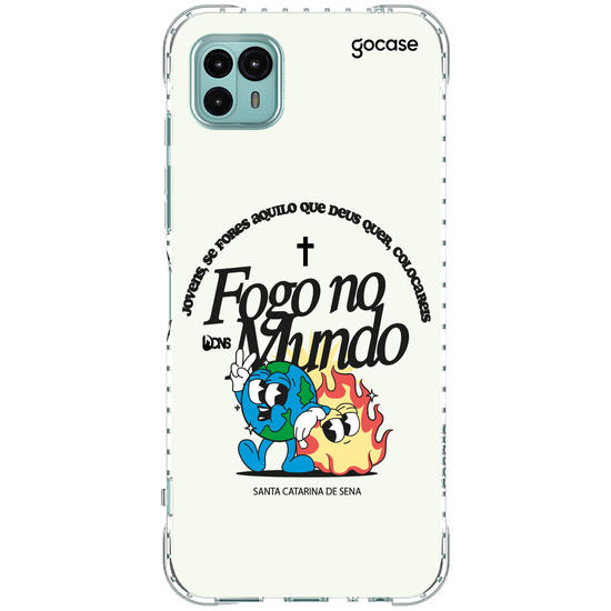 Capinha para celular  Use Dons - Fogo no Mundo