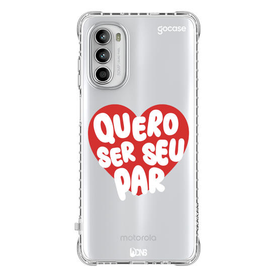Capinha para celular  Use Dons - Quero Ser Seu Par